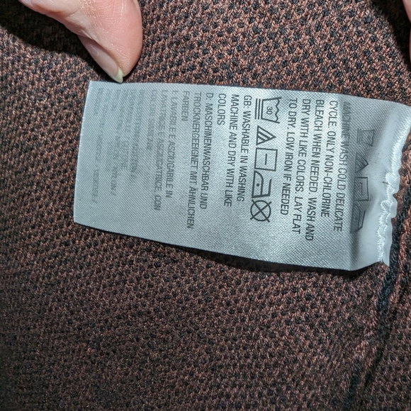 Isaac Mizrahi Live Leopard Print Long Tunic Cardigan Brown and Black Size S - Picture 3 of 5